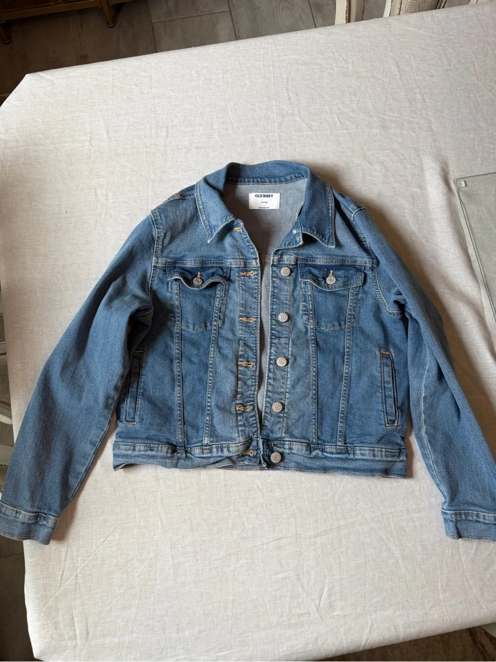 Old Navy Light Blue Kids Denim Jean Jacket - Picture 1 of 4